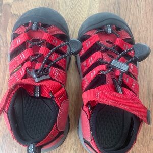 Keen Kids Vibrant Red Sandals